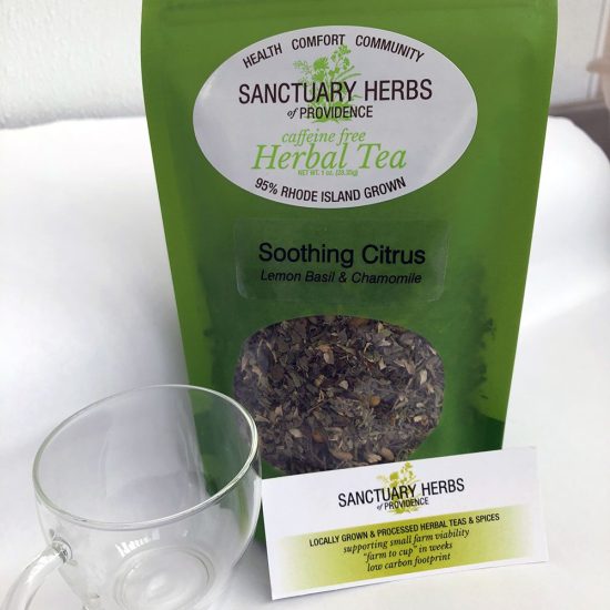 Soothing Citrus: lemon basil & chamomile