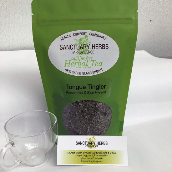 Tongue Tingler: peppermint & blue hyssop