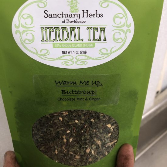 Warm Me Up, Buttercup: chocolate mint & ginger